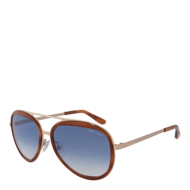 Tom Ford Men's Brown Sam Sunglasses 58mm
