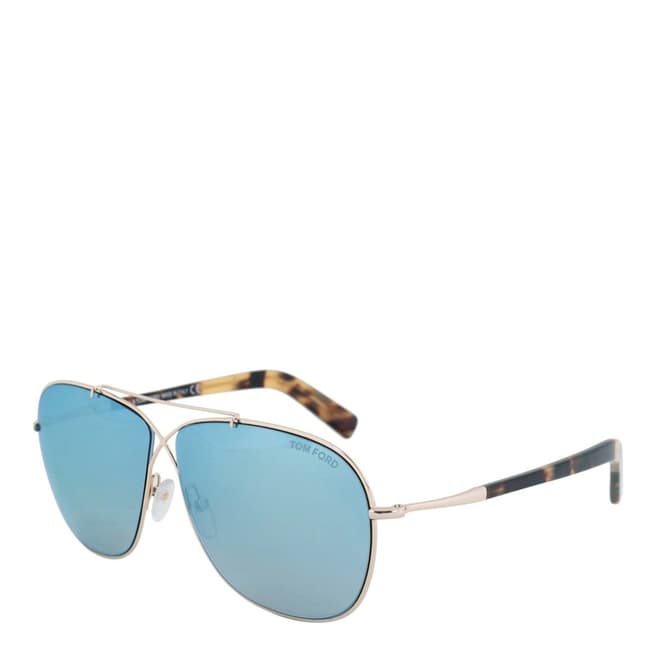 Tom Ford Women's Gold/Tortoise Iva Sunglasses 62mm