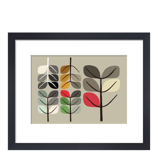 Inaluxe Stems 36x28cm Framed Print