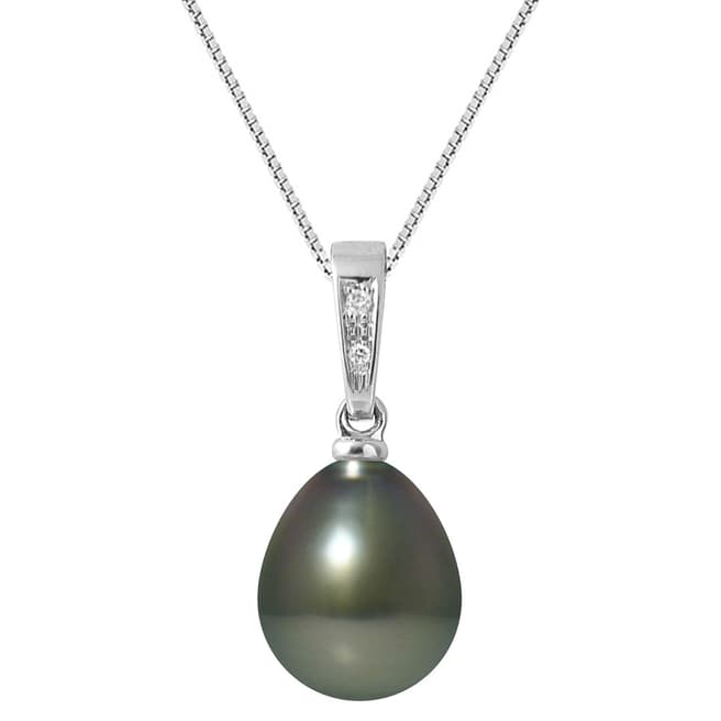Atelier Pearls Black Tahitian Freshwater Pearl Necklace