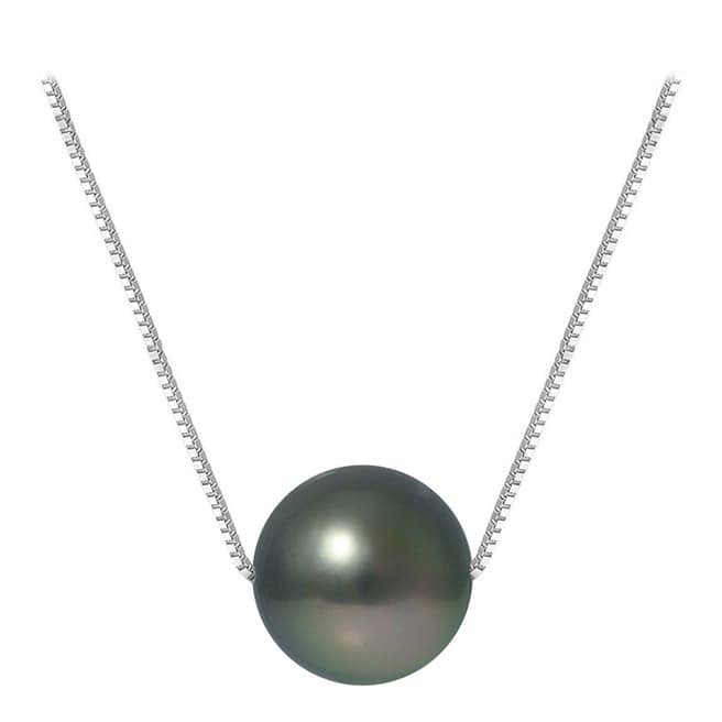 Ateliers Saint Germain Black Tahiti/Silver Pearl Venetian Link Necklace