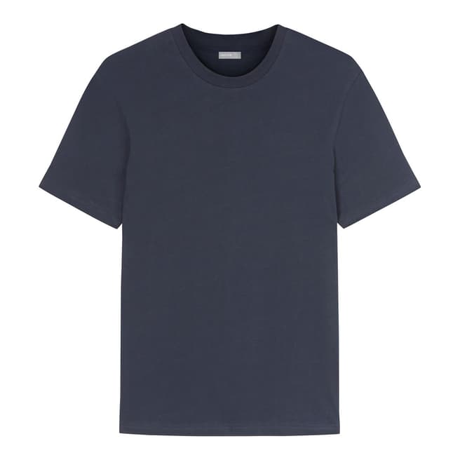 Jaeger Navy Cotton T-Shirt