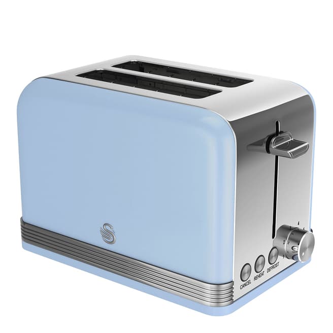 Swan Blue Retro 2 Slice Toaster