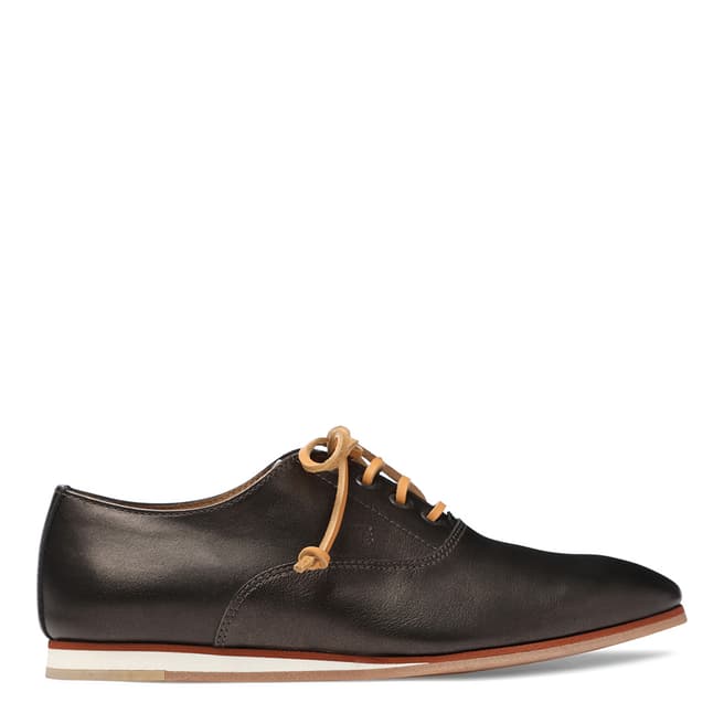 Tod's Women's Brown Leather Lace Up Shoes