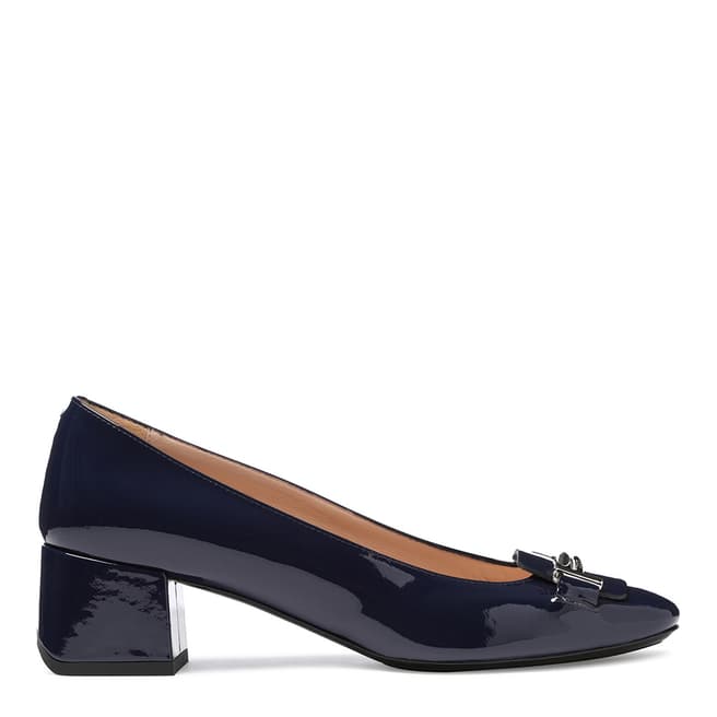 Tod's Women's Patent Navy Leather Pumps
