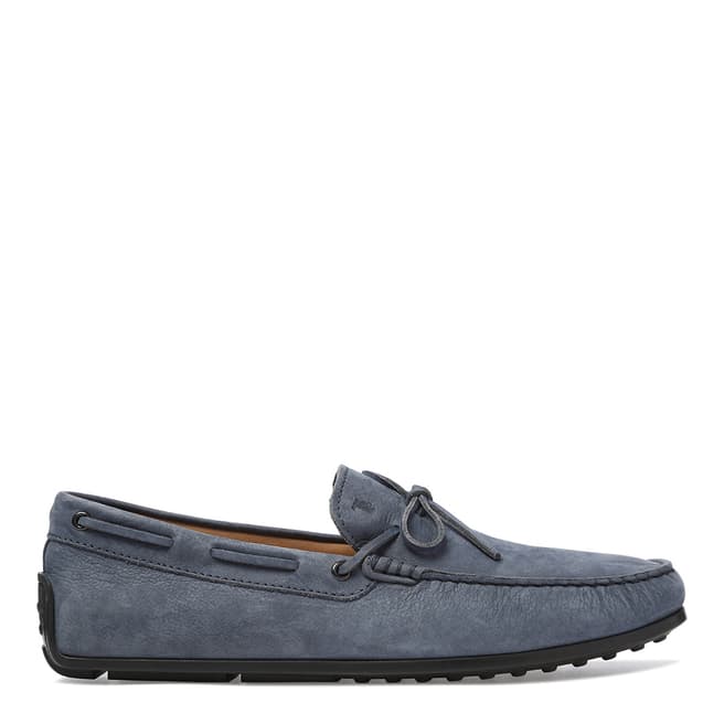 Tod's Men's Blue Captain Leather Loafers