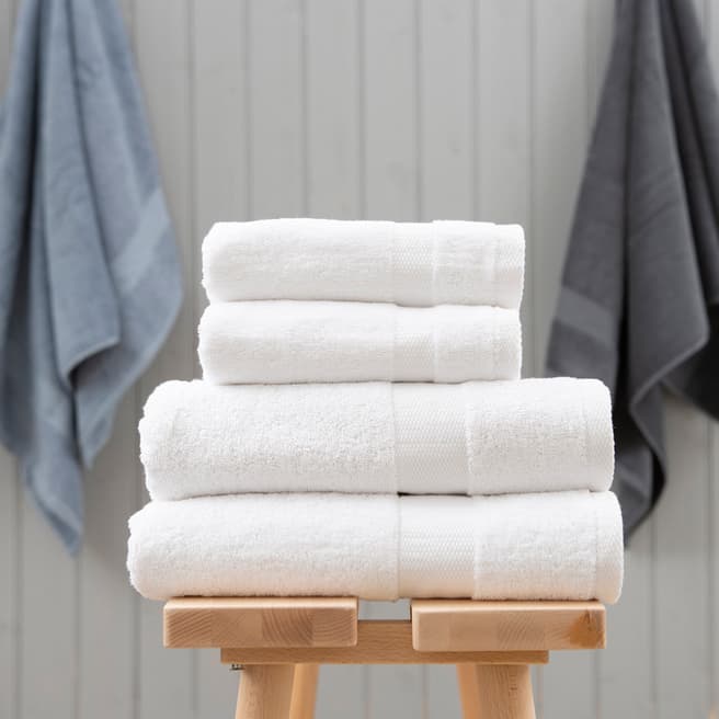 Deyongs Decadence Bath Towel, White