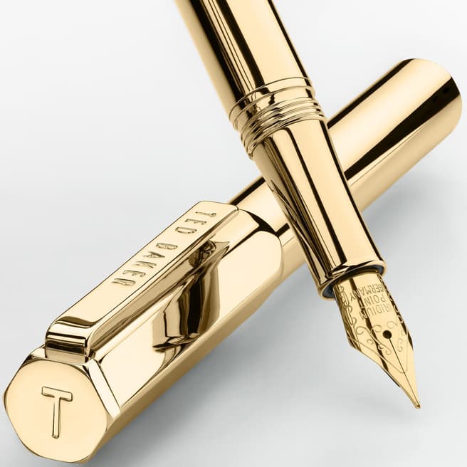 Ted Baker Gold 24K Premium Fountain Pen