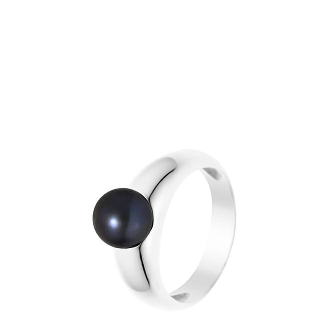 Mitzuko Black/Silver Pearl Ring