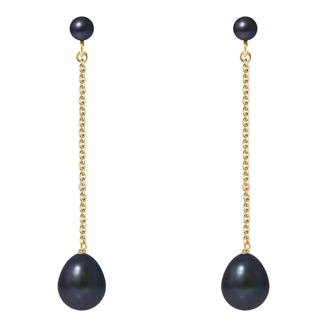 Mitzuko Black Pearl Earrings