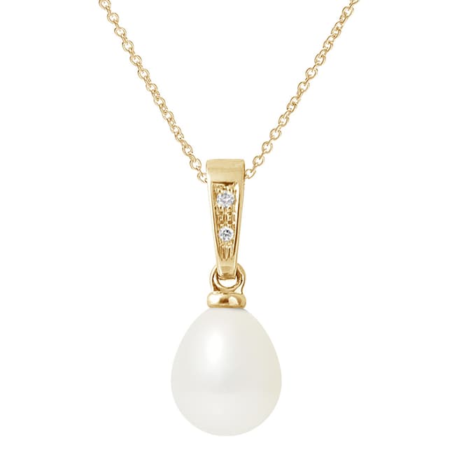 Mitzuko White Pearl Necklace
