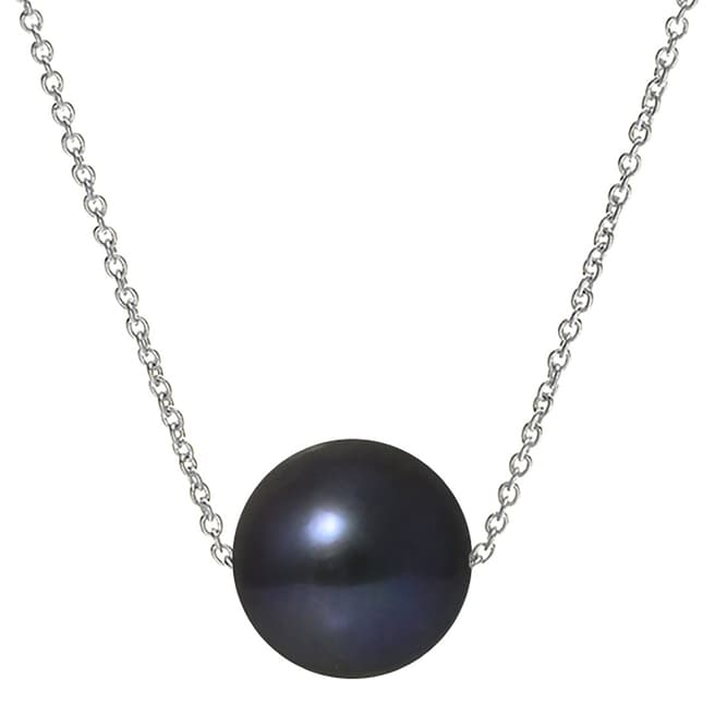 Mitzuko Black/Silver Pearl Necklace