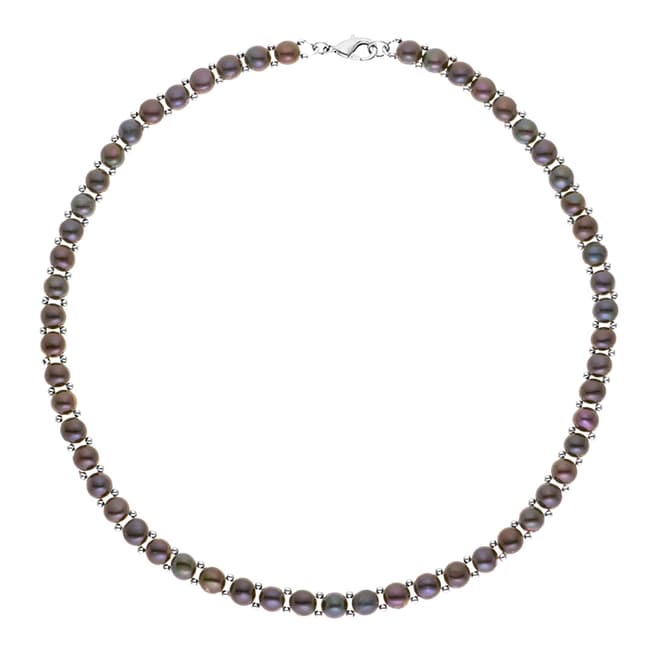 Mitzuko Black/Silver Tahitian Pearl Bracelet