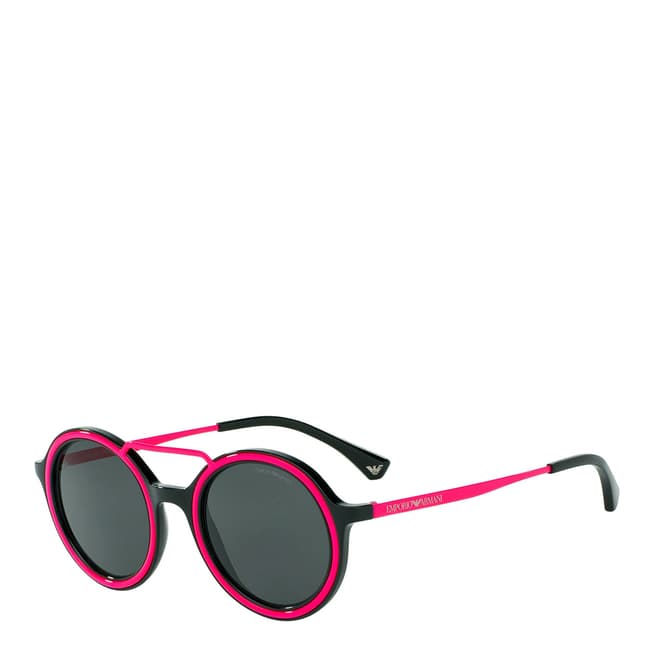 Emporio Armani Unisex Black/Pink Emporio Armani Sunglasses 49mm