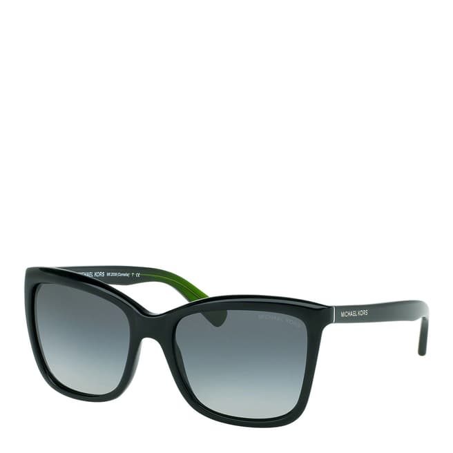 Michael Kors Unisex Black Michael Kors Sunglasses 54mm