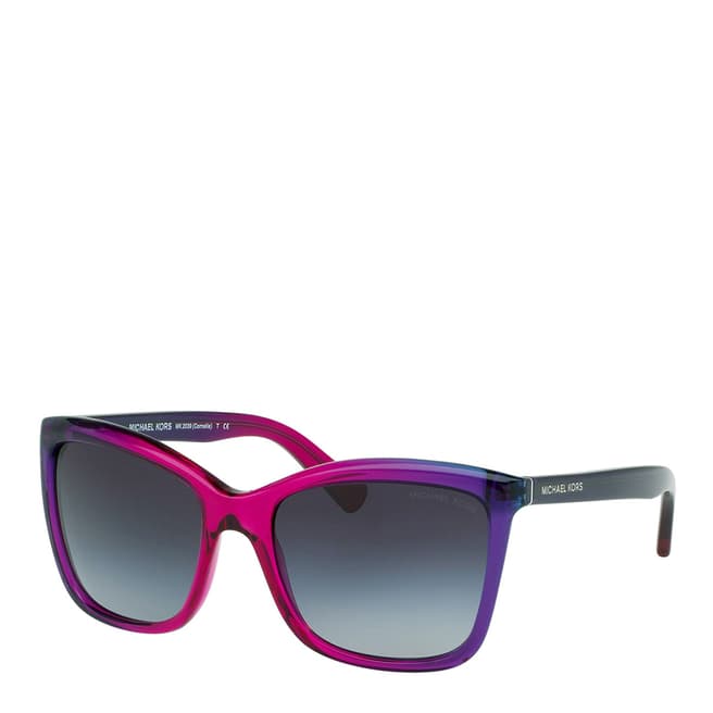 Michael Kors Unisex Violet/Fuchsia Gradient Sunglasses 54mm