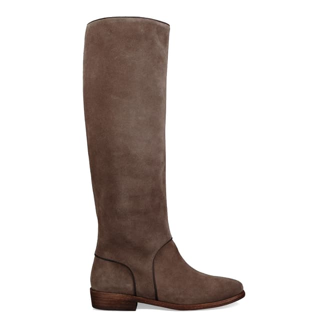 UGG Mouse Taupe Suede Gracen Calf Boots