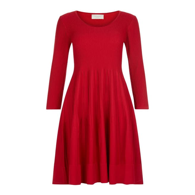 Hobbs London Red Marla Dress