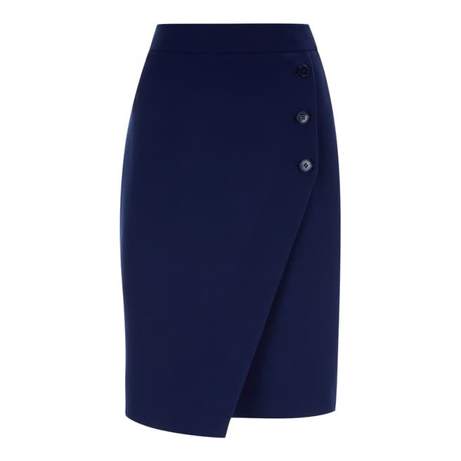 Hobbs London French Blue Pippa Skirt