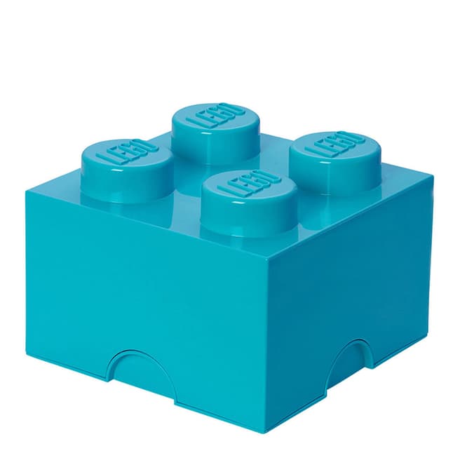 Lego Azure 4 Brick Storage Box