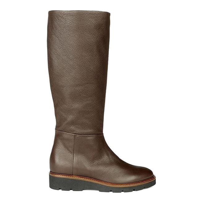 Hobbs London Brown Leather Thea Long Boots