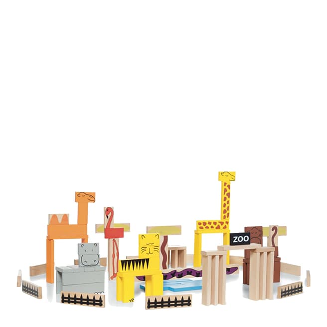 Buitenspeel Toys Wooden Animal Blocks