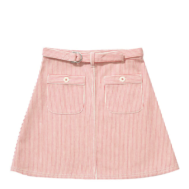 Caramel Stripe Grape Skirt
