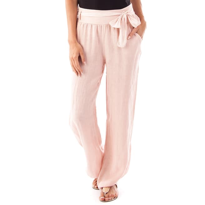 Contemporary Linen by Ouman Rose Linen Trousers