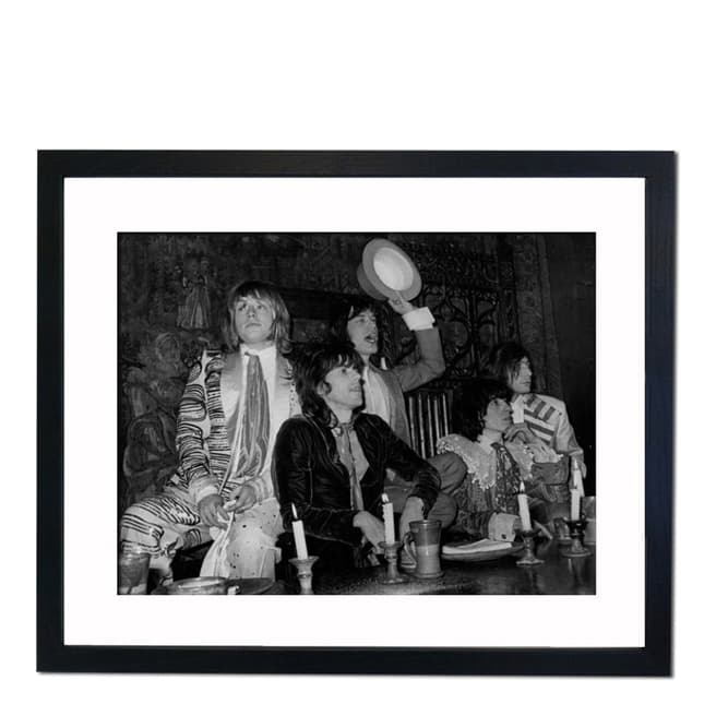 51 DNA Custard Pie Throwing at Beggars Banquet Given by The Rolling Stones, Framed Art Print