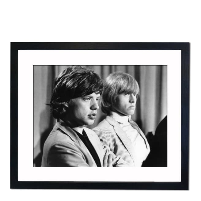 51 DNA Mike Jagger and Brian Jones 23rd June 1964, Framed Art Print