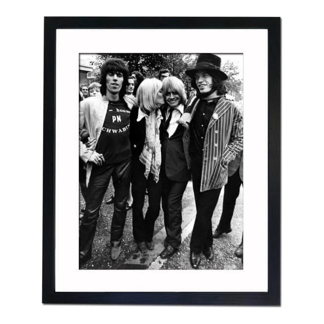 51 DNA The Rolling Stones in London 1968, Framed Art Print
