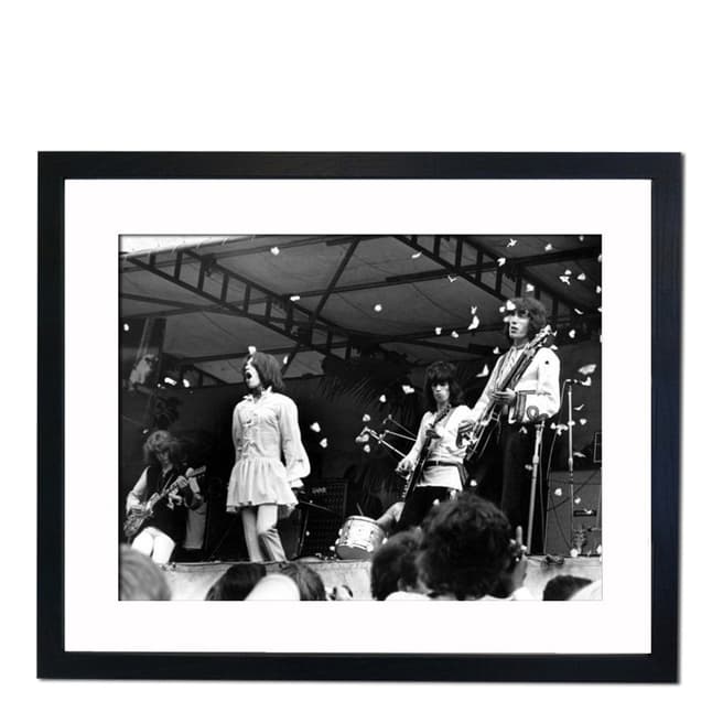 51 DNA Concert in memory of Brian Jones 1969, Framed Art Print
