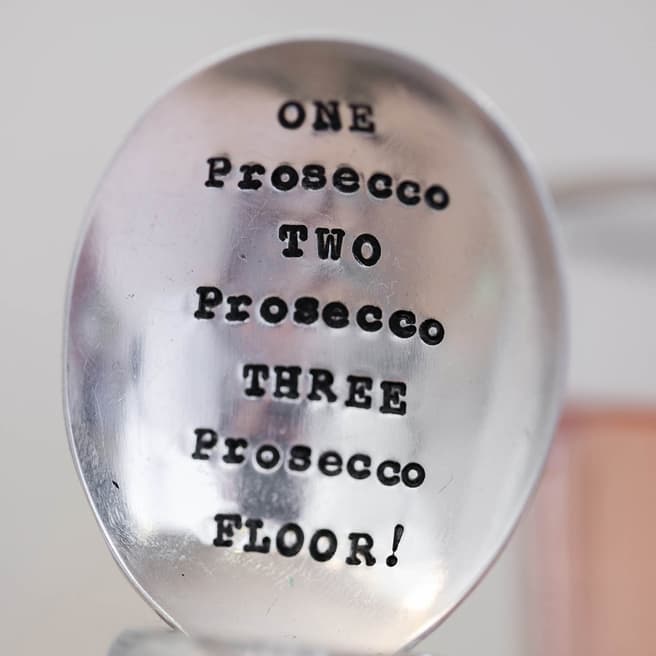 La De Da Living Teaspoon - One Prosecco Tow Prosecco Three Prosecco Floor