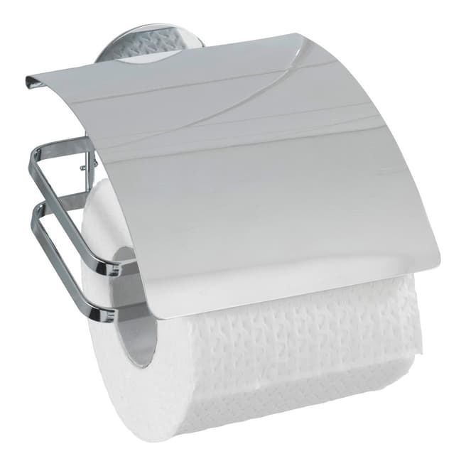 Wenko Turbo-Loc Toilet Paper Holder With Cover