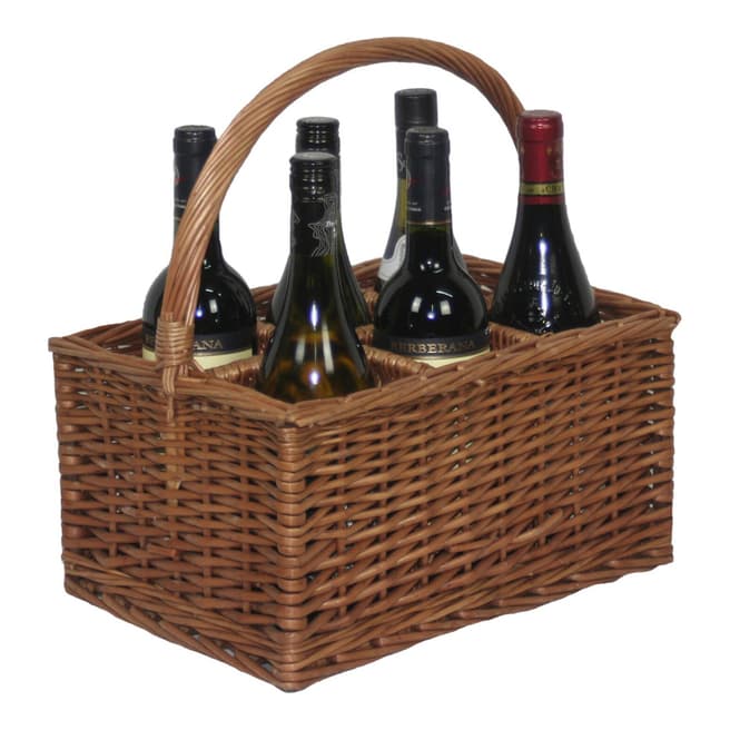Perfect Picnic Double Steamed 6 Bottle Wine Carrier
