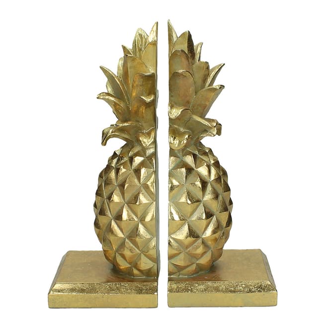 My Pop Design Gold Pineapple Bookends