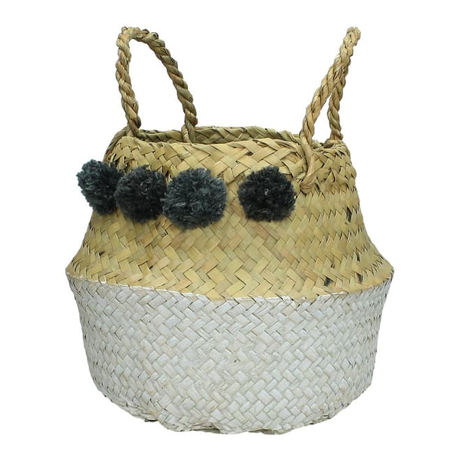 My Pop Design White Seagrass Basket