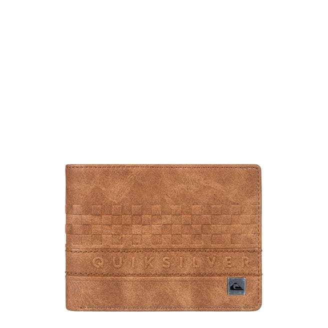 Quiksilver Tan Everyday Stripe Bi-Fold Wallet