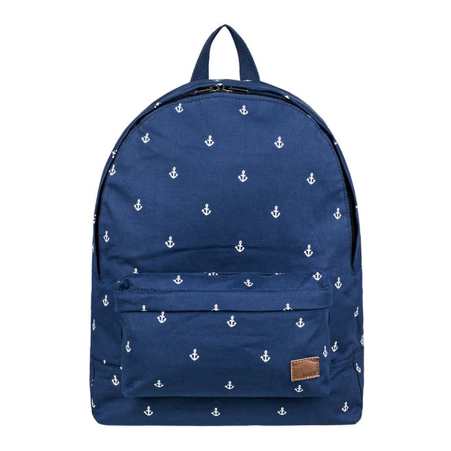 Roxy Blue Sugar Baby Canvas Small Backpack