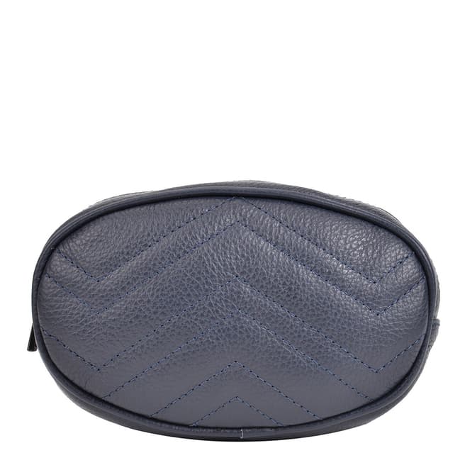 Sofia Cardoni Navy Leather Belt Bag