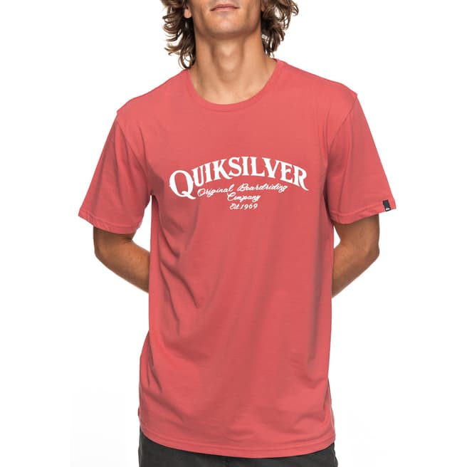Quiksilver Mineral Red Cotton Super Strut T Shirt 