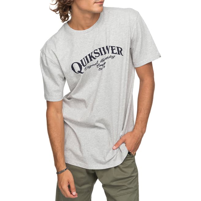 Quiksilver Off White Cotton Super Strut T-Shirt 