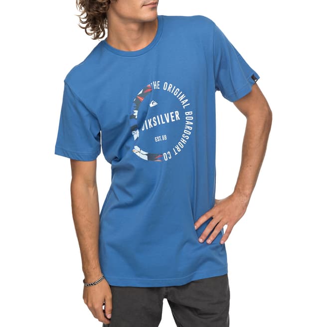 Quiksilver Blue Cotton Classic Revenge T-Shirt 