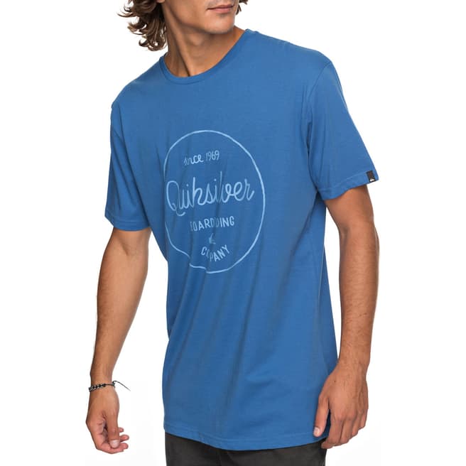 Quiksilver Blue Clmornslides T-Shirt