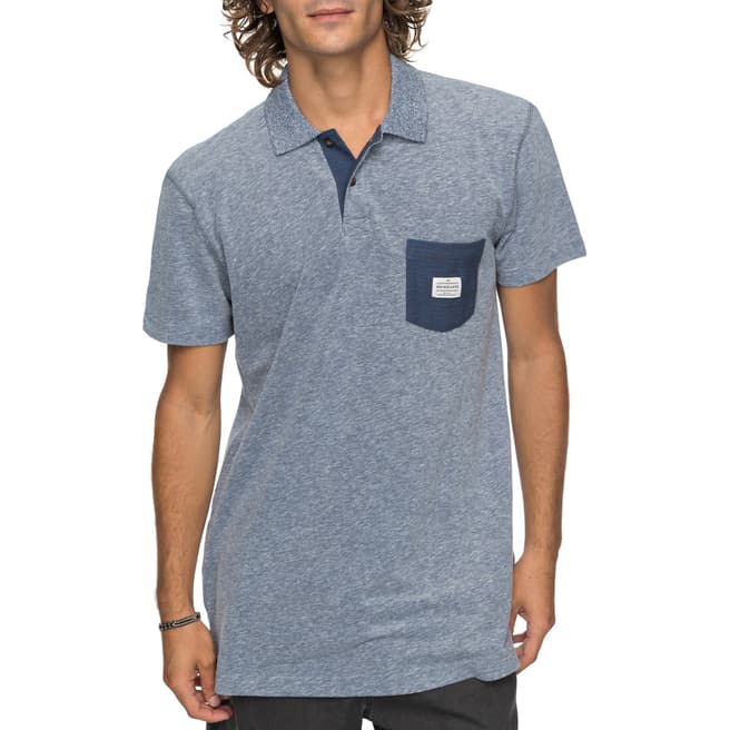 Quiksilver Blue Cruz Polo Shirt