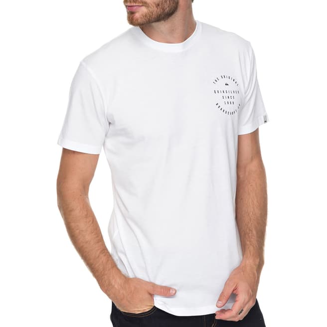 Quiksilver White Domespeak T-Shirt
