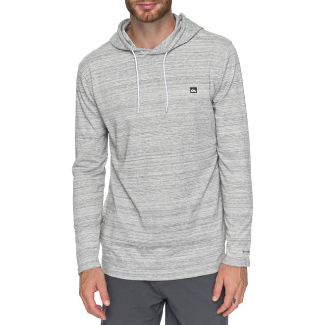 Quiksilver Light Grey Frontdoor Hooded Sweatshirt