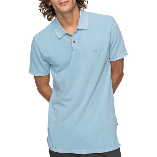 Quiksilver Light Blue New Mizkimitt Polo Shirt