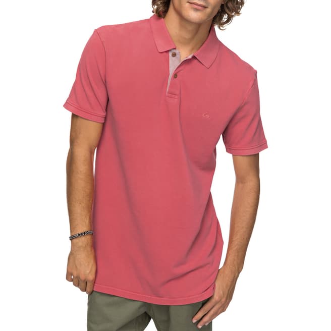 Quiksilver Red New Mizkimitt Polo Shirt