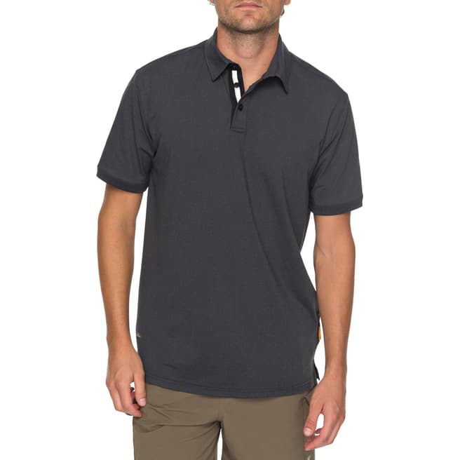 Quiksilver Charcoal Real Deal Polo Shirt 